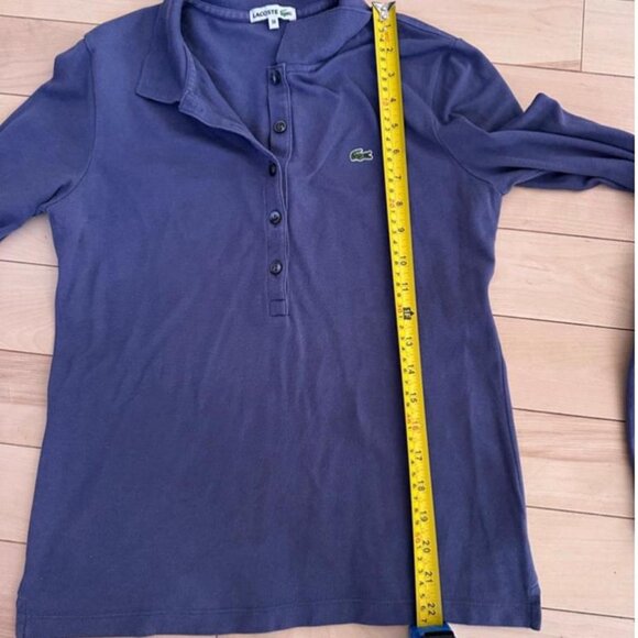 Classic Lacoste long sleeve polo in soft stretch cotton - Picture 8 of 8